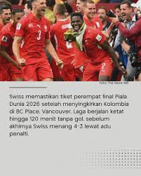 Langkah Swiss ke Perempat Final Piala Dunia 2026: Kejutan Besar Tim Dinamit!