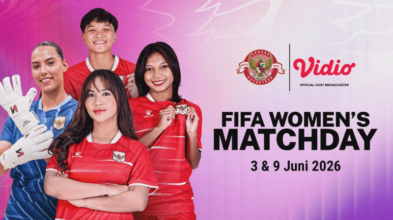 Link Live Streaming Indonesia vs Kamboja FIFA Women’s Matchday 2026 Resmi di Vidio